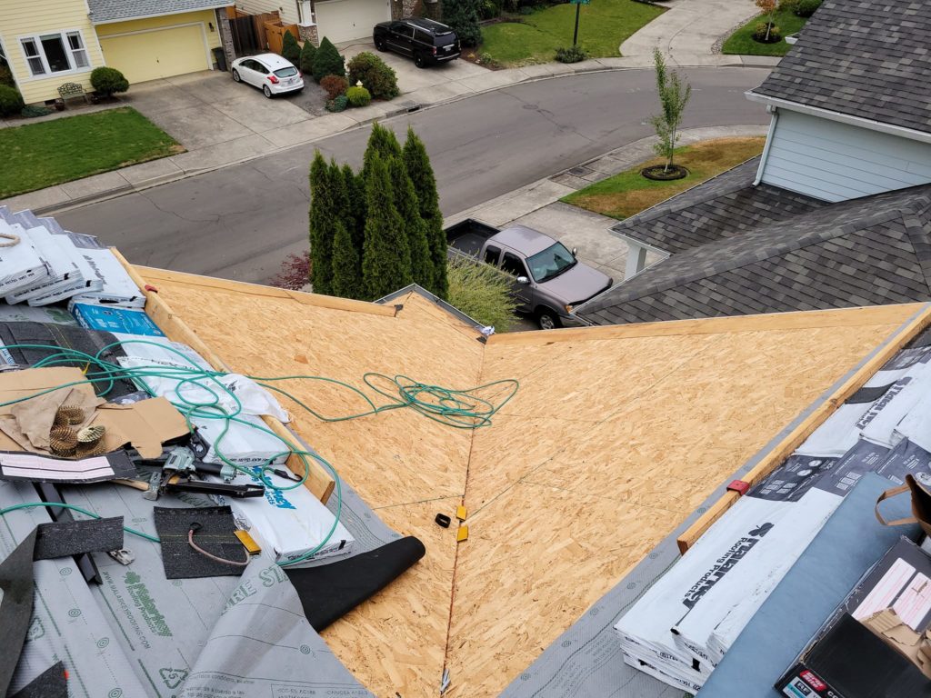 Replacing a residential roof