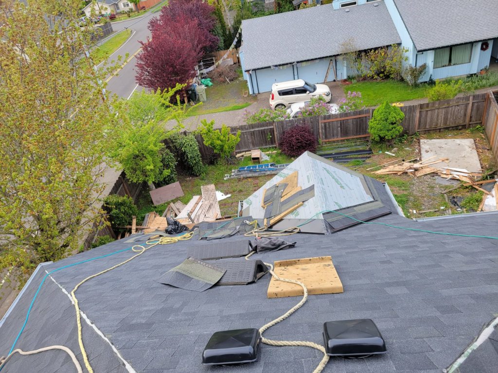 Ongoing residential roof repair