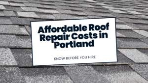 Roof Repair Costs in Portland 2025 | What Homeowners Actually Pay