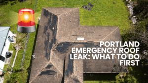 Emergency Roof Leak Repair in Portland: What To Do First