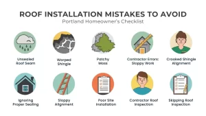 Roof Installation Mistakes to Avoid: Portland Homeowner’s Checklist